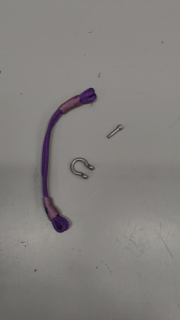 7 Inch Purple Wrist Band