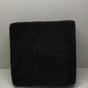 Seat Foam Cushion Pad Black 18 x 18 x 3 in