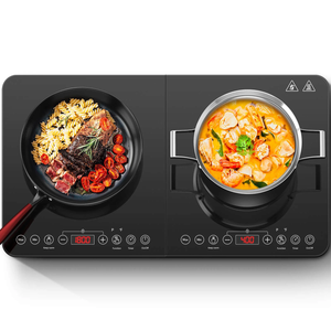 Aobosi Double Induction Cooktop,Portable Induction Cooker with 2 Burner Independent Control,Ultrathin Body,10 Temperature,1800W-Multiple Power Levels,4 Hour Timer,Safety Lock Aobosi Double Induction Cooktop,Portable Induction Cooker with 2 Burner Independent Control,Ultrathin Body,10 Temperature,1800W-Multiple Power Levels,4 Hour Timer,Safety Lock