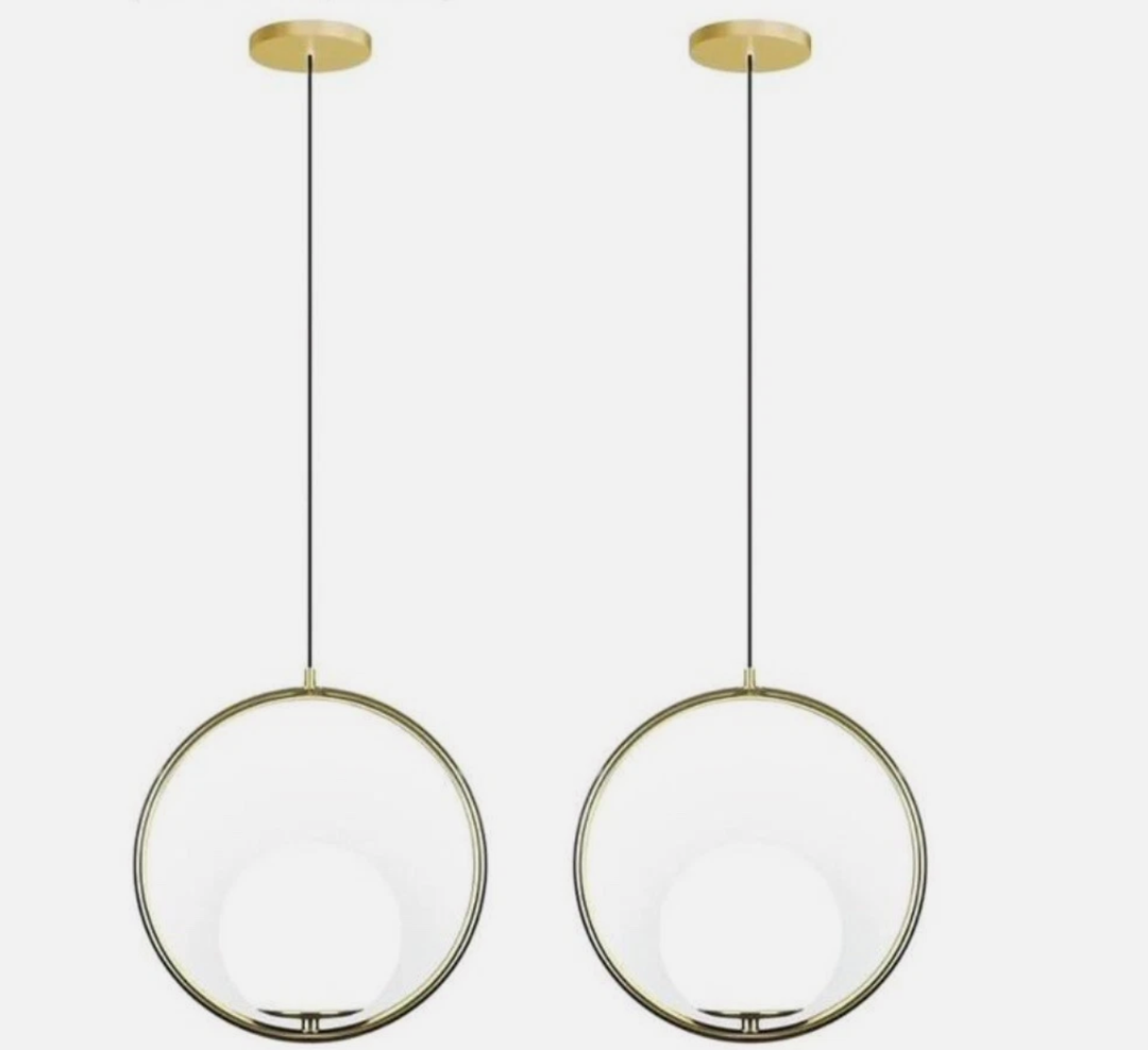 NeatFi Pendant Light Set of 2 Gold