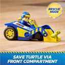 Paw Patrol: Search & Rescue, Rubble Rescue Bulldozer Vehicle with 2 Figures, Police Car Toy with Pull-Back Action, Kids Toys for Boys & Girls Ages 3+