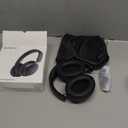 RORSOU B8 Bluetooth Headphones Over Ear, 6 EQ Music Modes and 50H Playtime Deep Bass Wireless Headphones with Mic, Lightweight Folding HiFi Stereo Headset for iPad/Travel/Tablet/PC/Home Space Black