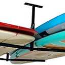 StoreYourBoard Standup Paddleboard and Surfboard Ceiling Storage Rack, Adjustable Garage Mount Hanger, Heavy Duty