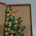 30Pcs St.Patrick's Day Mini Leprechaun Figurines Mini Resin Gnomes 3 Styles Tiny Leprechaun Figures Miniature Shamrock Dwarf Irish Gnomes for Party Favor Gifts Home Garden Table Decor