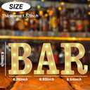 Led Light Up Letters, LED BAR Signs, Battery Powered Bar Lights, Lettered Lights for Home, Bar Decor