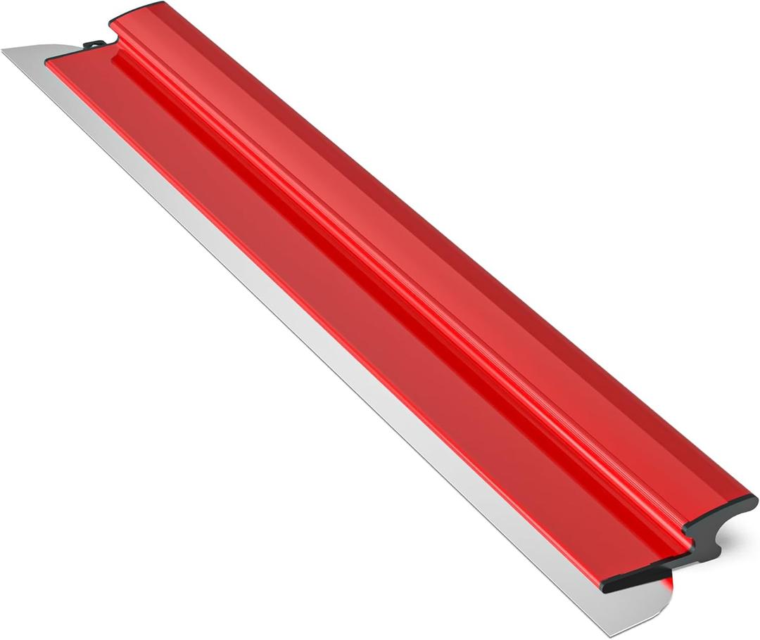 40 Inch Drywall Skimming Blade, Replaceable 0.38mm Stainless Steel Blade, Drywall Trowel for Gyprock, Drywall and Wall-Boardrd, Ergonomically Designed Grip