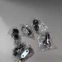 6 Pack Cabinet Locks with Keys, 5/8" Tubular Cam Locks keyed Alike, RV Lock for Storage Door Cabinets Drawer Mail Box Tool Box Lock, Zinc Alloy (Black)