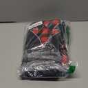 Pinata Round Christmas Tablecloth 60 Inch, Christmas Trees Table Cloth, Black Buffalo Plaid Winter Xmas Tablecloths and Snowflake for Kitchen Dining Decor