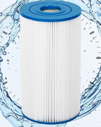 Hanxer C-8450 Spa Filter Cartridge Replaces for Filbur FC-3310, PCS50N, 100593, 3301-2261, 80501 Maax Spas/Coleman Spas, 50 sq.ft Hot Tub Filter, 2 Pack