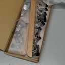 StorageWorks Hat Rack, Closet Organizer and Storage for Baseball Caps,Set of 2 with 10 Adjustable Stainless Steel Clips, Fits All Caps, Natural Wood Color (14"W x 7.5"H)