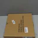 Round Wood Serving Tray with Beads, White Washed Wooden Decorative Tray for Entertaining, Decoration, and Gifting (13")