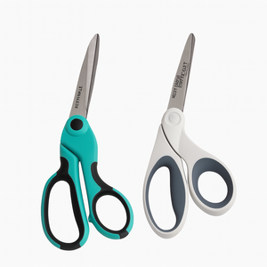 Westcott® Bent Titanium Scissors,  SINGER ProSeries(TM) Heavy-Duty Bent Scissors 9.5"-W/Comfort Grip (2PCS)