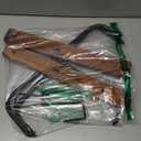 MyGift Over The Door Towel Rack for Bathroom, Rustic Solid Burnt Wood Towel Storage Organizer, 3 Tier Matte Black Metal Towel Bar, Space Saving Bathroom Door Hanging Towel Holder