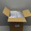 SUNALLY Freezer Organizer Bins, 4 Pack Stackable Chest Freezer Organizer for 5-7 Cu.FT Deep Freezer Sort Frozen Meats and Food, Freezer Storage Baskets with Handles Easy Reach from Bottom, Black