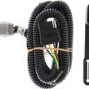 CURT 55245 Vehicle-Side Custom 4-Pin Trailer Wiring Harness, Fits Select Toyota 4Runner, Grand, Highlander, Land Cruiser, Lexus LX470, LX570, RX300, TX350, TX500h, TX550h+