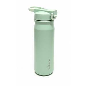 REDUCE 24 oz Hydrate Pro Stainless Steel Insulated Water Bottle - Flip Top Leak-Proof Lid, Dishwasher Safe, BPA-Free, Dual Wall Vacuum, Keeps Drinks Cold for 48 Hrs, Cup Holder Friendly - Matcha