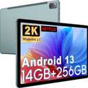 Lastest 2025 Android Tablets, 11" Android 13 Tablet with Octa-core Processor, Ultra Slim 14(8+6GB) RAM+256GB ROM+512GB Expand, BT 5.0, Dual Camera, 2000x1200 HD IPS, 7500mAh Battery