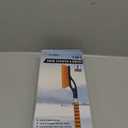 EcoNour 27" Car Snow Brush and Ice Scrapers for Car Windshield (2 Pack) | Scratch Free Bristle Head Snow Brush & Tough Window Snow Scraper with Aluminium Body | Snow Removal Winter Car Accessories (Blue & Orange)