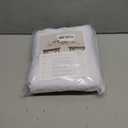 IVAPUPU 2 Pack 6FT Table Cloth for Rectangular Fitted Events Stretch White Table Covers Washable Spandex Spring Tablecloth Protector for Party, Wedding, Cocktail, Banquet, Festival