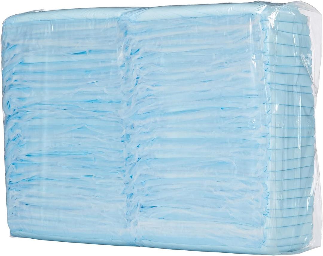 Cardinal Health Simplicity Basic Incontinence Underpads, Disposable - Light Absorbency, Fluff Core, Embossed Poly Backsheet - 23 in x 36 in, 50 Count