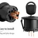 Ignition Switch 925-04228 Fit for Cub Cad et Mower - 3 Position Key Switch Compatible with Cad RZT-42 RZT-50 RZT-54 Riding Mower, Troy-Bilt Mustang XP 42 50 Zero Turn Mower, Compatible with 725-04228