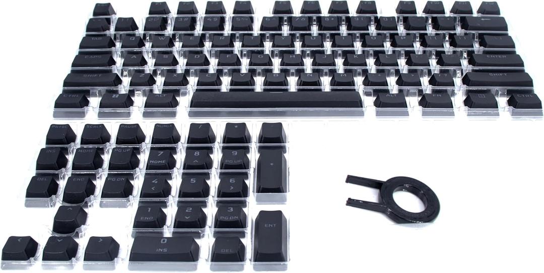 PBT Keycaps Compatible with Corsair K100, K70 RGB TKL/PRO/Pro Mini, K65 Mini Corsair Mechanical Keyboards