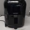 Chefman Air Fryer – 6 QT Compact Airfryer for Quick & Easy Meals in Minutes, Features Hi-Fry Technology for Extra Crisp, Touchscreen Controls with 4 Presets, Nonstick & Dishwasher Safe Basket - Black