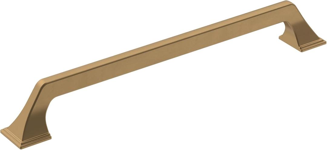 Amerock | Cabinet Pull | Champagne Bronze | 8-13/16 inch (224 mm) Center-to-Center | Exceed | 1 Pack | Drawer Pull | Cabinet Handle | Cabinet Hardware