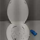 KOHLER 20110-0 Brevia, Slow Close Toilet Seat, Elongated Toilet Seat, Grip-Tight Bumpers Quick-Attach Hardware, White