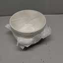 6-Inch Rose Pattern Ceramic Bowls, 30 oz Embossed Floral Soup, Pasta & Salad Bowls, Set of 2