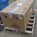 WOODBRIDGE 59"Freestanding White Acylic Soaking Bathtub with Brushed Gold Drain and Overflow,BTA1518 -BG-Drain &O