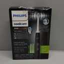 Philips Sonicare ProtectiveClean 5300 Rechargeable Electric Toothbrush, with Pressure Sensor, 3 Cleaning Modes, SmarTimer and QuadPacer, with 2 Bonus Brush Heads, Travel Case, Black, Model HX6423/34