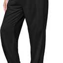 Women's High Waist Baggy Sweatpants Lounge Drawstring Workout Pants with Pockets Sweats for Women Running Joggers S