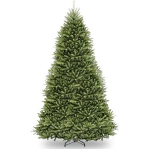 National Tree Company 12 ft Unlit Dunhill Fir Artificial Full Christmas Tree, 7,794 Tips, Includes Stand, Green