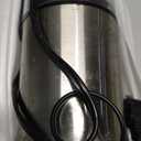 Kaffe Electric Coffee Grinder with Removable Cup (3.5oz) - Stainless Steel - Cleaning Brush Included - Espresso Coffee Bean Grinder for Home Use