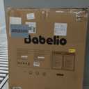 Babelio Baby Gate for Stairs, Kitchen & Doorways, No Bottom Bar| One-Handed Operation| Auto-Close| Hardware Mount (Drill Needed) Safety Dog/Pet Gate (Black - B17, 26-43" W, 28" H)