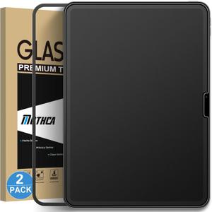 Mothca 2 Pack Matte Glass Screen Protector for iPad Air 11-inch M4 (2026) / M3 (2025) / M2 (2024) with Installation Frame, Anti-Glare & Anti-Fingerprint Tempered Glass, Case Friendly, Smooth as Silk