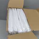 Amylove 50 Pcs 24'' x 32'' Clear Garment Bags Full Zipper Suit Bags Lightweight Clothes Cover for Hanging PEVA Protectors Breathable Dust Cover Plastic