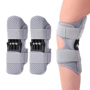 Knee Brace,Spring-driven knee support - Enhances Joint Assistance During Stair Climbing, Squats, and Daily Activities - Ergonomic Patella Support with Adjustable Straps(Gray 1PCS