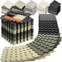 SUPERJARE Gym Floor Mats, EVA Foam Puzzle Exercise Mats, Foam Floor Tiles