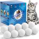 Ponal Cat Deterrent Outdoor, Natural Cat Repellent Ball Outdoor Indoor Keep Cats Out of Yard Lawn Garden Prevent Scratch and Chew, 10 Pack