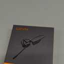 LEVN Open Ear Headphones with Mic, 29g Bluetooth Headset with Microphone, Bluetooth Headphones with Noise Cancelling Mic, Waterproof Non-slip Wireless Headset with Mic for Work, Workout, Driving, Call (Black)