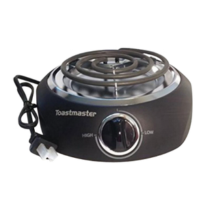Toastmaster Single Burner 1000 Watt Stove - Adjustable Heat Control