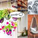 5 Pack 304 Stainless Steel Heavy Duty Eyebolt Anchors, M10 Concrete Wall Anchors with Ring, Expansion Eyebolt Fasteners for Hanging & Lifting in Concrete/Masonry