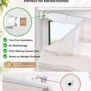 LazBlinds No Drill Cordless Roman Shades, 27" W × 72" H, Faux Linen