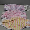 3 Pack Washable Female Dog Diaper Onesie Sanitary Pantie with Adjustable Suspender, Reusable Fixed Doggie Diapers, Super Absorbent Leakproof for Small Medium Large Dog in Heat Cycle XL