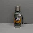 Stanley Heritage Classic Vacuum Bottle with Handle 2.0 qt | Wide Mouth with Leakproof Cup Lid | Keep Drinks Hot Cold for Travel | Insulated Stainless Steel Thermal Bottle | BPA-Free | Hammertone Green (67.6 Ounces)