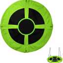 40-Inch Tree Swing Replacement Fabric,Saucer Swing Replacement Cover,Round Saucer Swing Seat Cover,Oxford Fabric (Green, 40 inch)