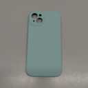 Vooii Compatible with iPhone 15 Plus Case, Upgrade Liquid Silicone [Enhanced Camera Protection] [Soft Anti-Scratch Microfiber Lining] Shockproof Phone Case for iPhone 15 Plus 6.7 inch - Mint