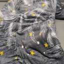 Lahome Christmas Blanket, Christmas Decorations Gifts for Women, Flannel Fleece Winter Holiday Blanket, Fluffy Cozy Soft Christmas Throws for Couch Sofa Bed, Christmas Tree Pattern, Gray, 50" X 60"